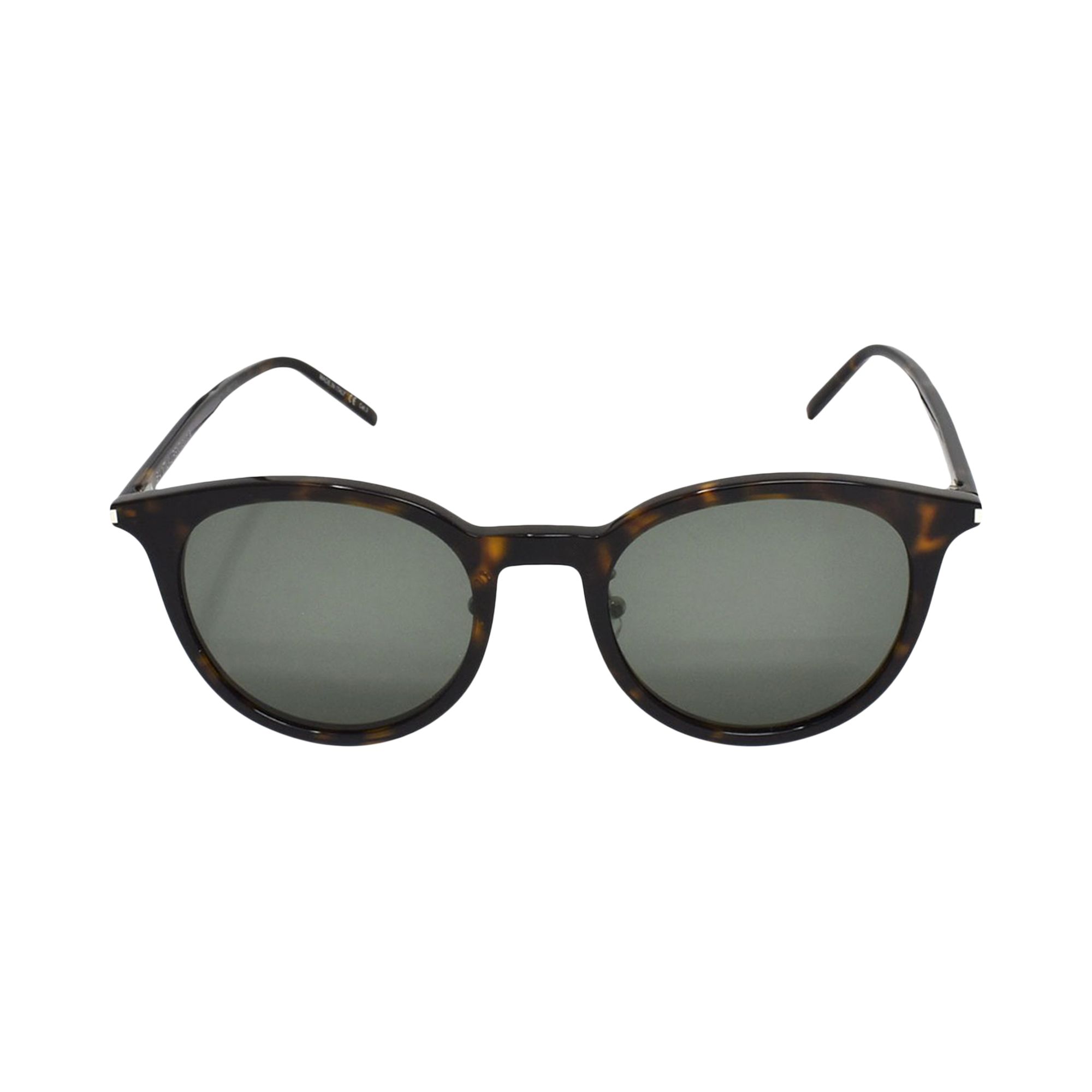 Pre-owned Saint Laurent Round Sunglasses 'havana/grey' | Brown | Men's Size Onesize