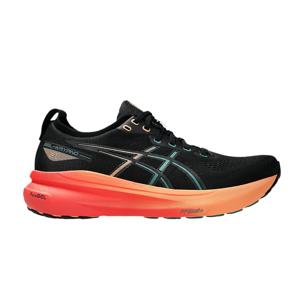 ASICS Gel Kayano 31 Wide 'Black Rainy Lake Orange' | Men's Size 11.5 - 1011B869-004