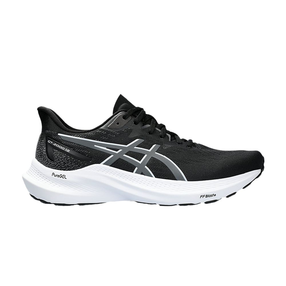 ASICS Wmns GT 2000 12 2E Wide 'Black Carrier Grey' | Women's Size 8 - 1012B608-002