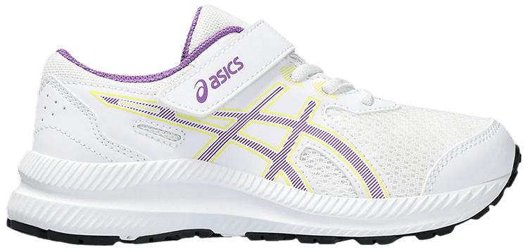 Asics Contend 8 PS White Cyber Grape