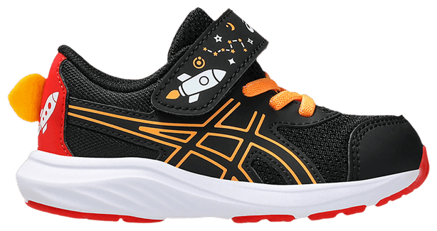 Asics Contend 9 TS School Yard Black Orange Pop