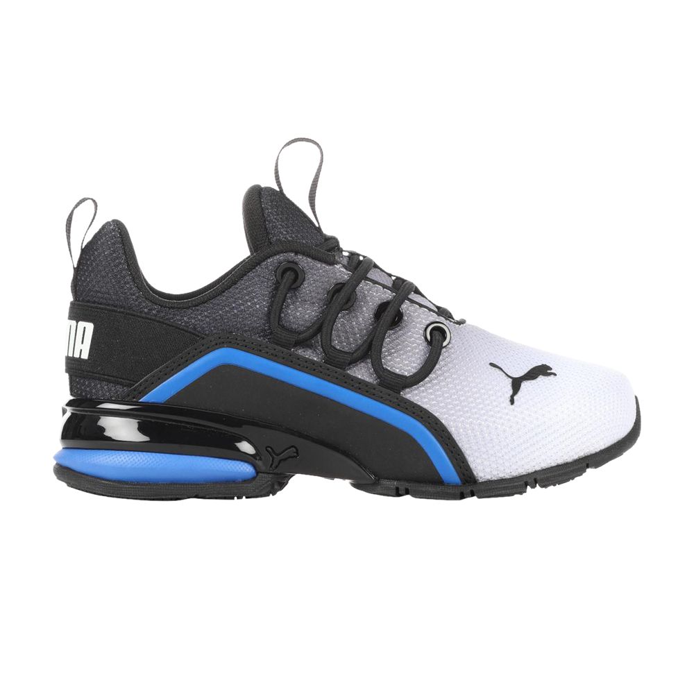 Puma Axelion Mesh Fade Jr 'White Victoria Blue' | Kid's Size 5 - 309800-02
