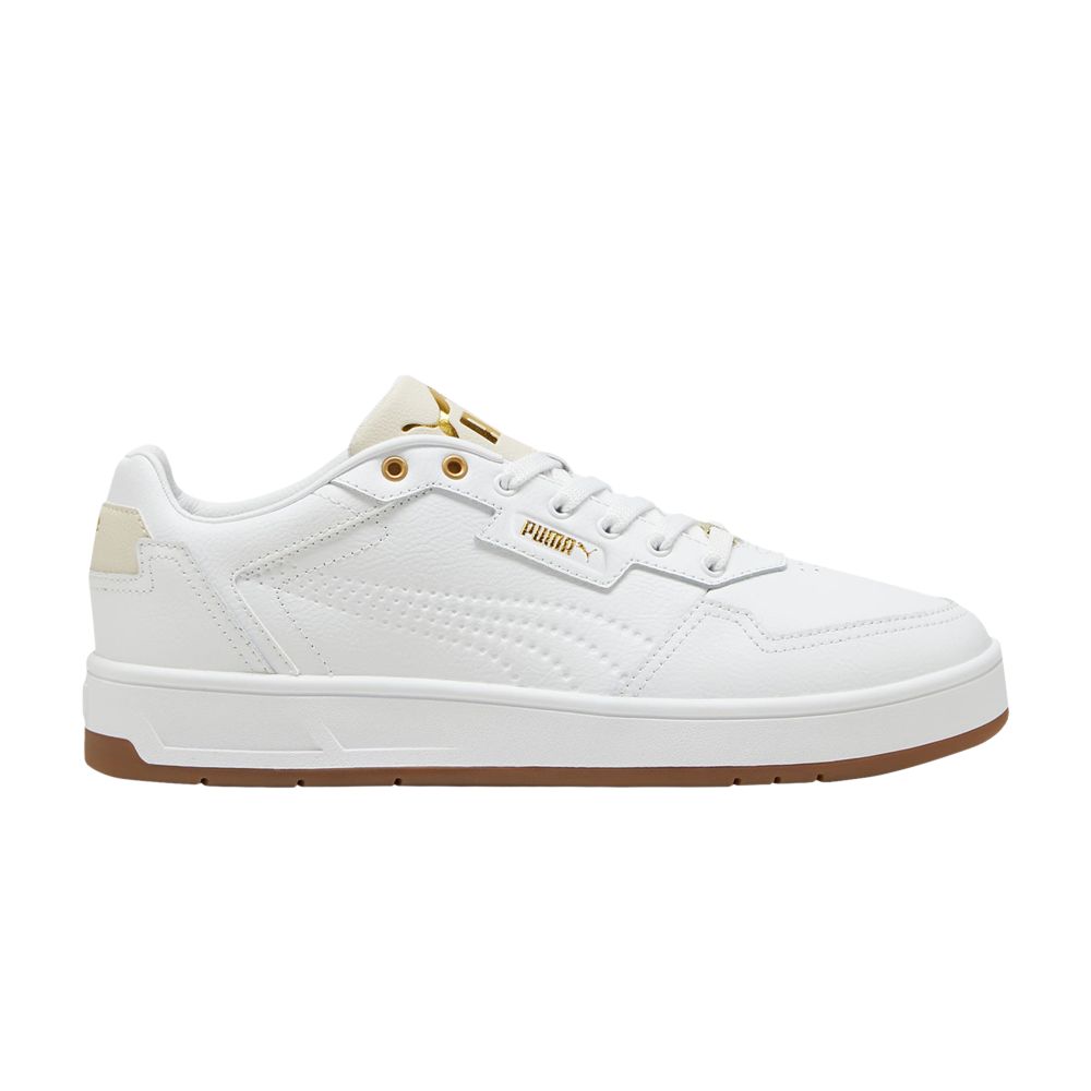 Puma Court Classic Lux 'White Gold Gum' | Men's Size 11 - 395019-05