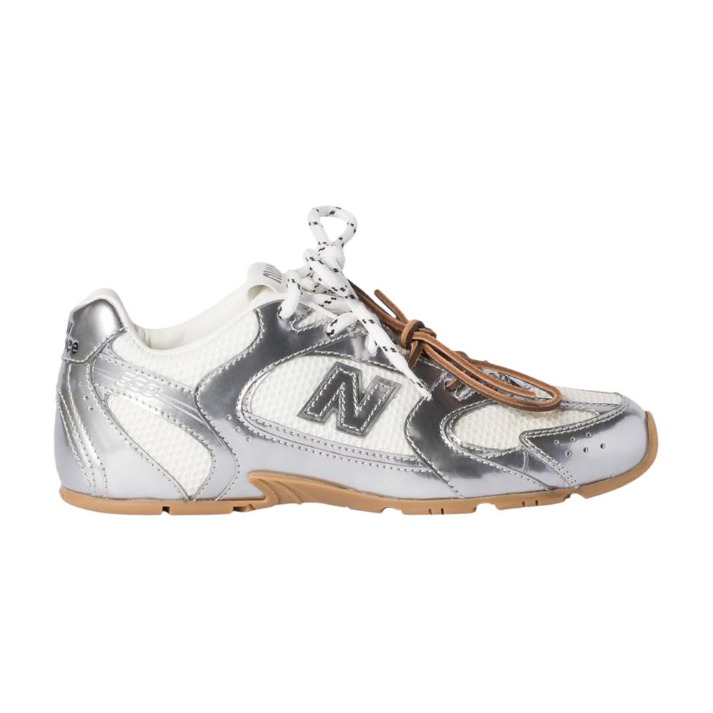 Pre-owned Miu Miu New Balance X  530 Sl 'silver Metallic' | Men's Size 38