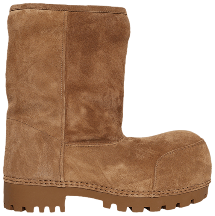 BALENCIAGA|BOOTS (802174 WBFC1 1000) Buy Balenciaga Wmns Alaska Fur Low Boot 'Brown' - 802174
