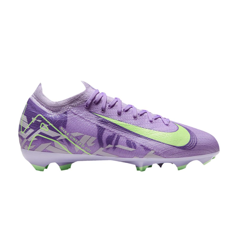 Pre-owned Nike Zoom Mercurial Vapor 16 Pro Fg Gs 'united Pack 2025' | Purple | Kid's Size 4