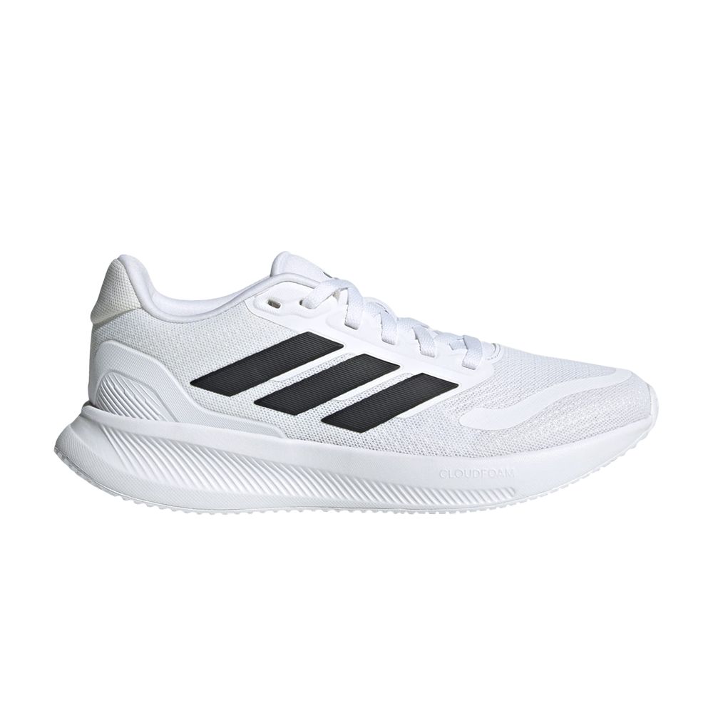 Pre-owned Adidas Originals Adidas Runfalcon 5 J 'white Black' | Kid's Size 4