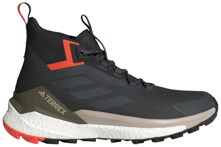 Terrex Free Hiker 20 GORE TEX Carbon Grey Orange