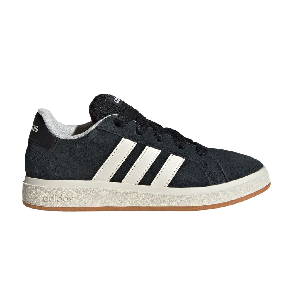 Pre-owned Adidas Originals Adidas Grand Court 00s K 'black Off White Gum' | Kid's Size 3