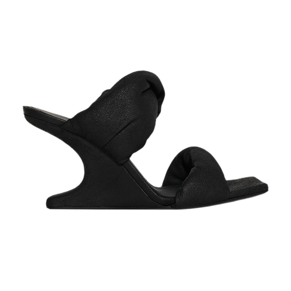 Pre-owned Rick Owens Wmns Cantilever 8 Twisted Leather Sandal 'black' | Women's Size 39
