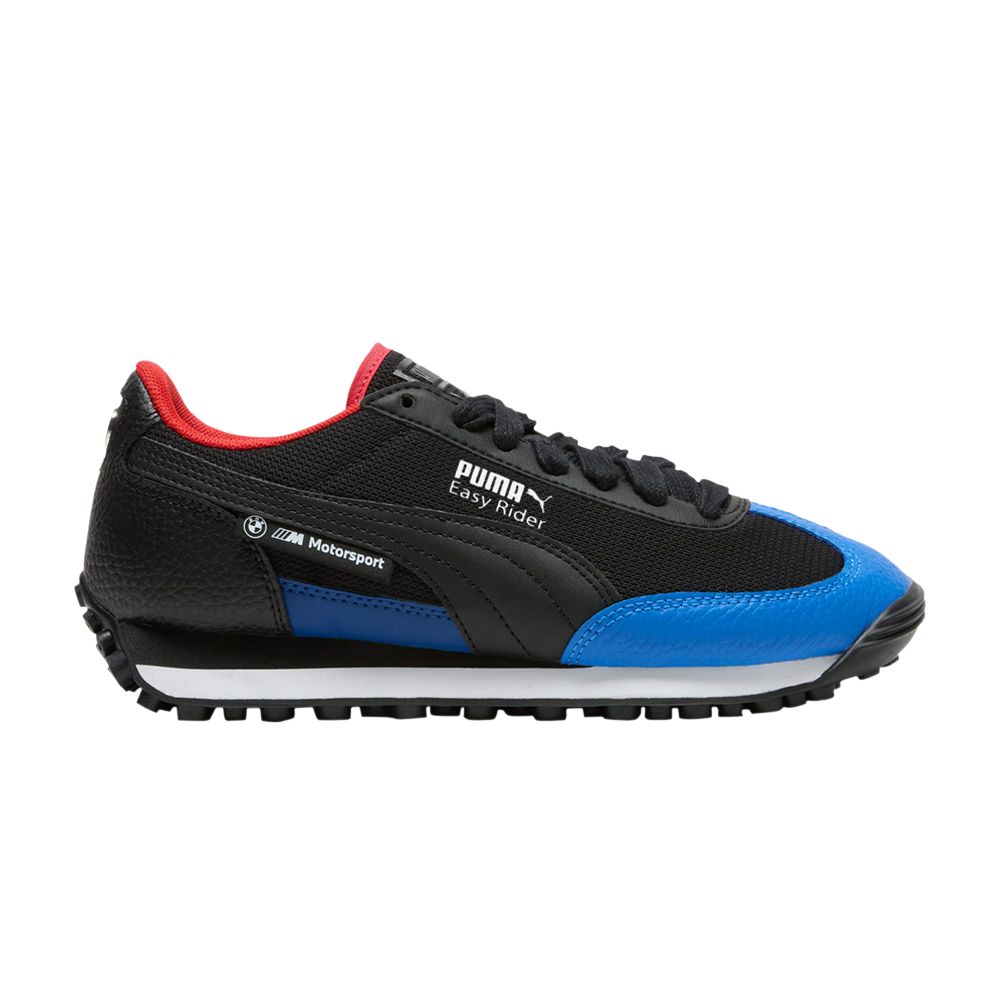 Puma BMW M Motorsport x Easy Rider Big Kid 'Black Cool Cobalt' | Kid's Size 5.5 - 309052-01