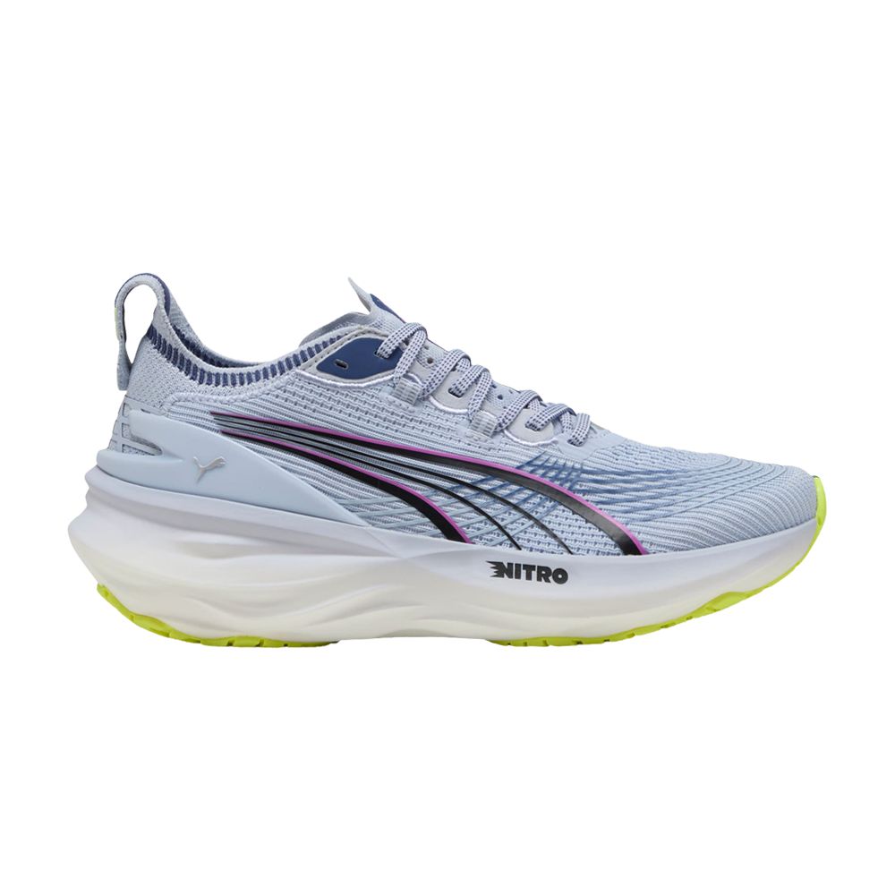 Pre-owned Puma Wmns Foreverrun Nitro 2 'cool Weather' | Blue | Women's Size 8