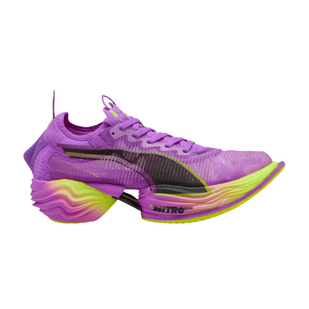 Puma Wmns Fast-R Nitro Elite 2 'Pure Magenta Yellow Alert' | Purple | Women's Size 8.5 - 310684-02