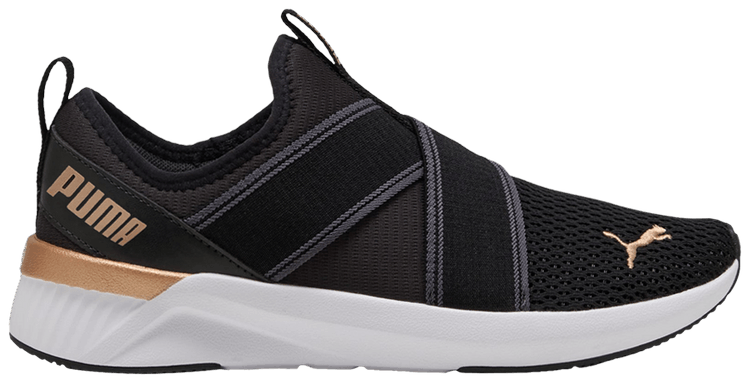 Puma Wmns Softride Harli Slip On Black White Gold