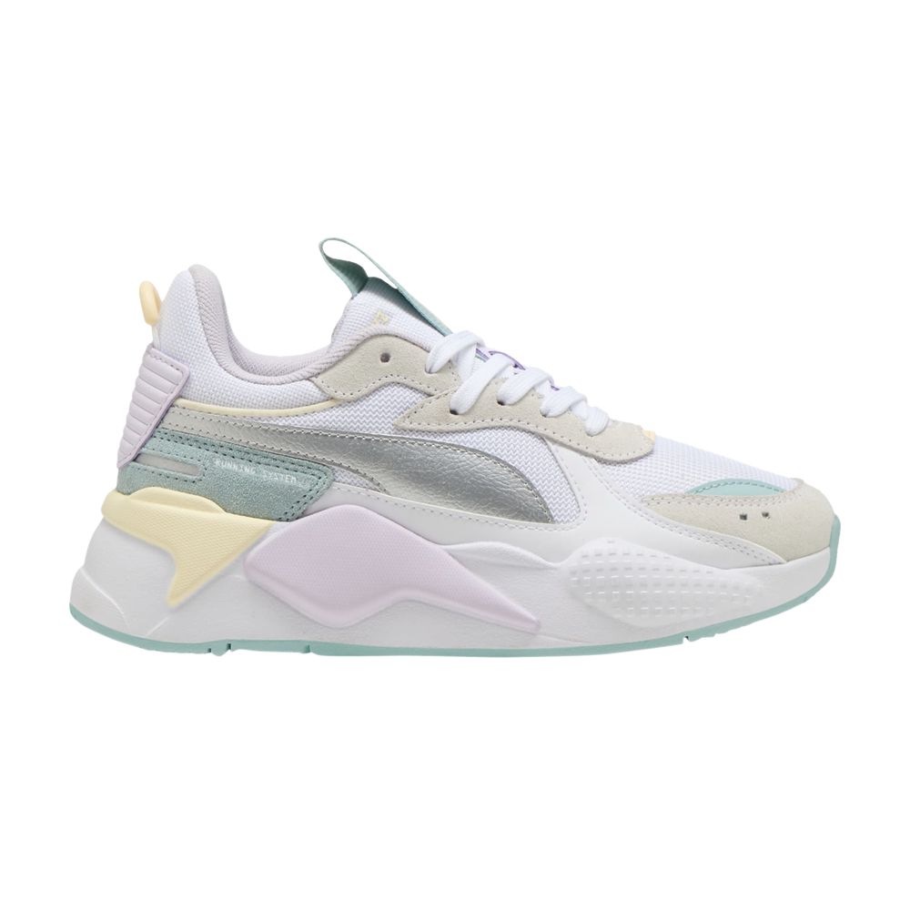 Puma RS-X Metallic Big Kid 'White Silver Mint' | Kid's Size 5 - 391984-10
