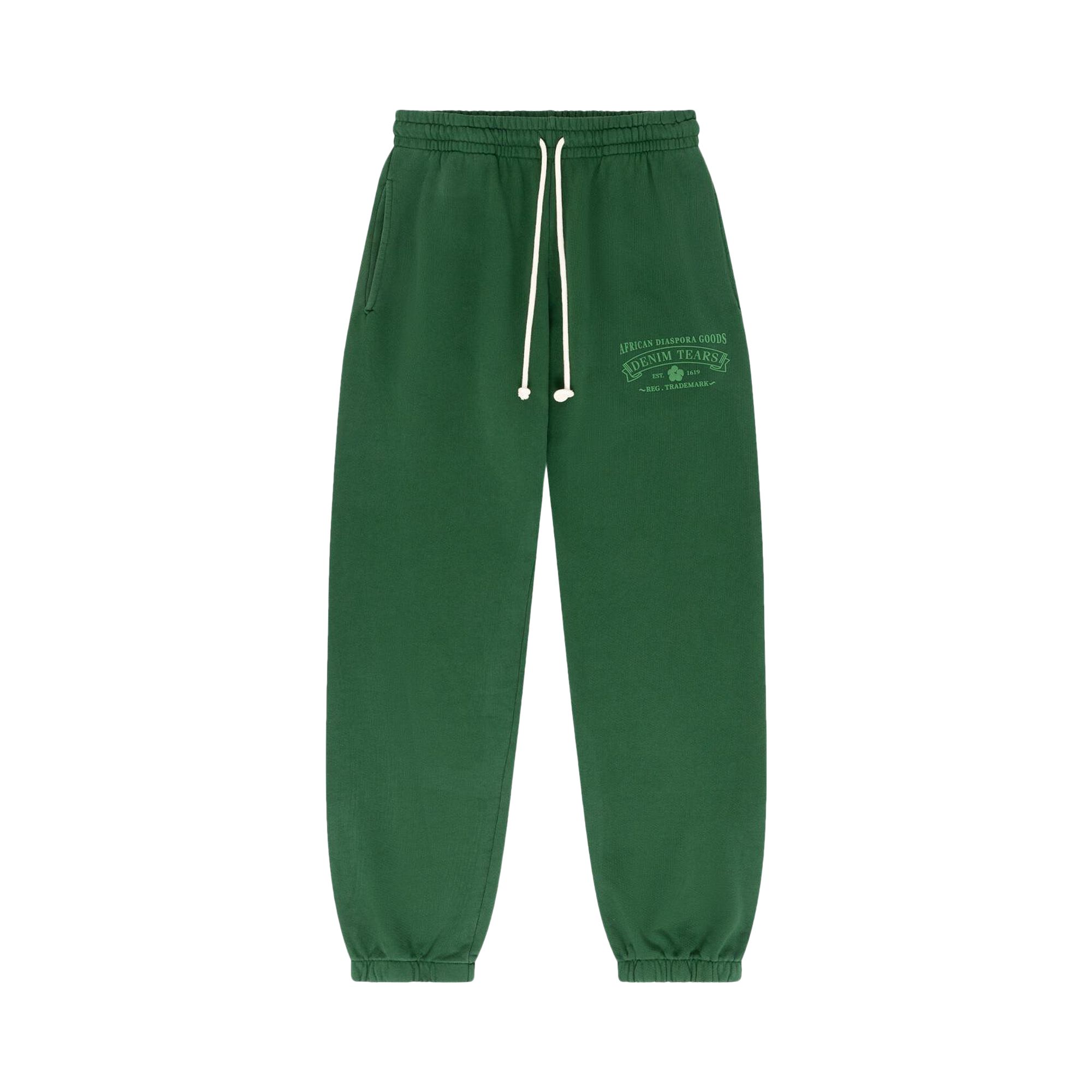 Pre-owned Denim Tears Adg Sweatpants 'green' | Men's Size Xxl