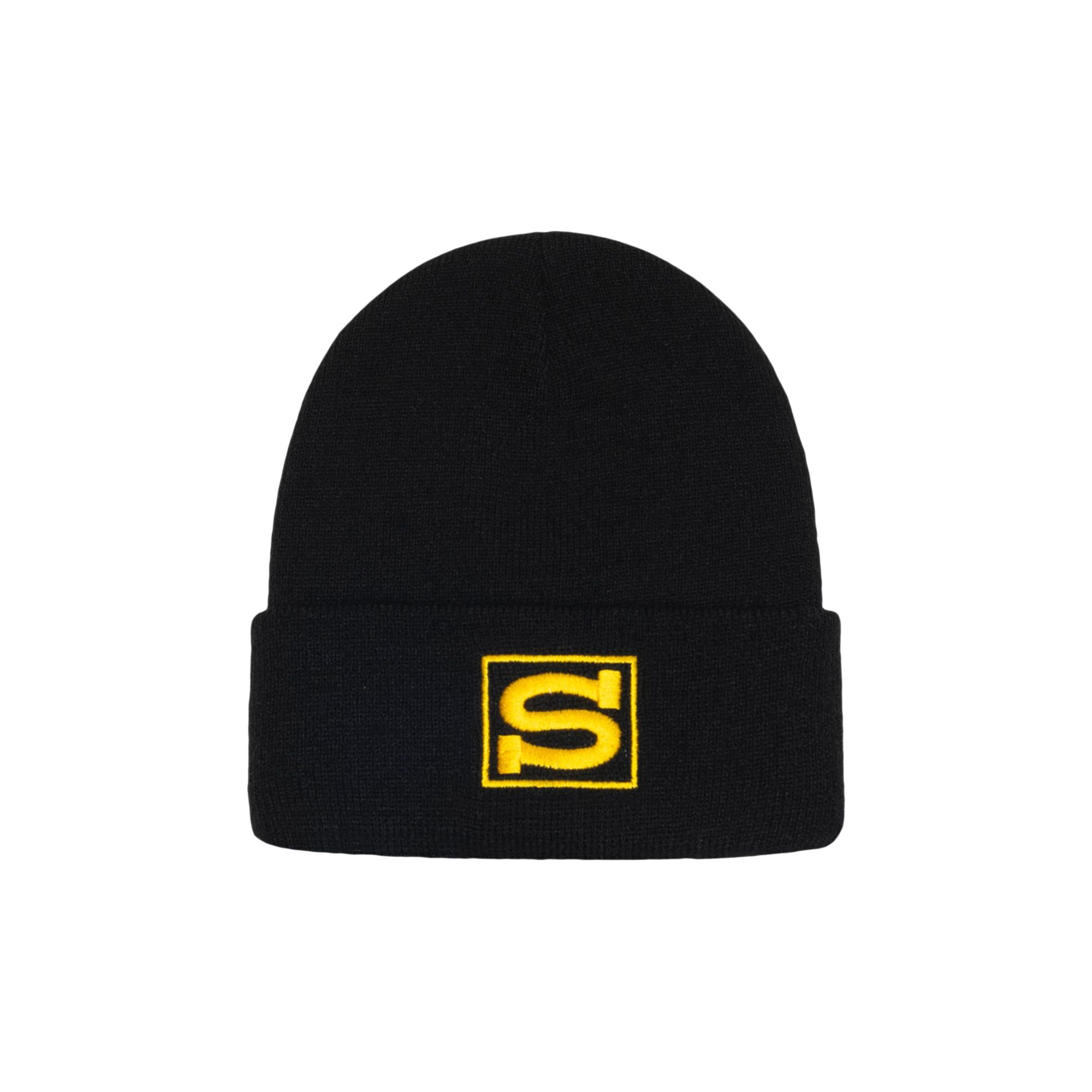Pre-owned Stussy Cuff Beanie S Sport 'black' | Men's Size Onesize