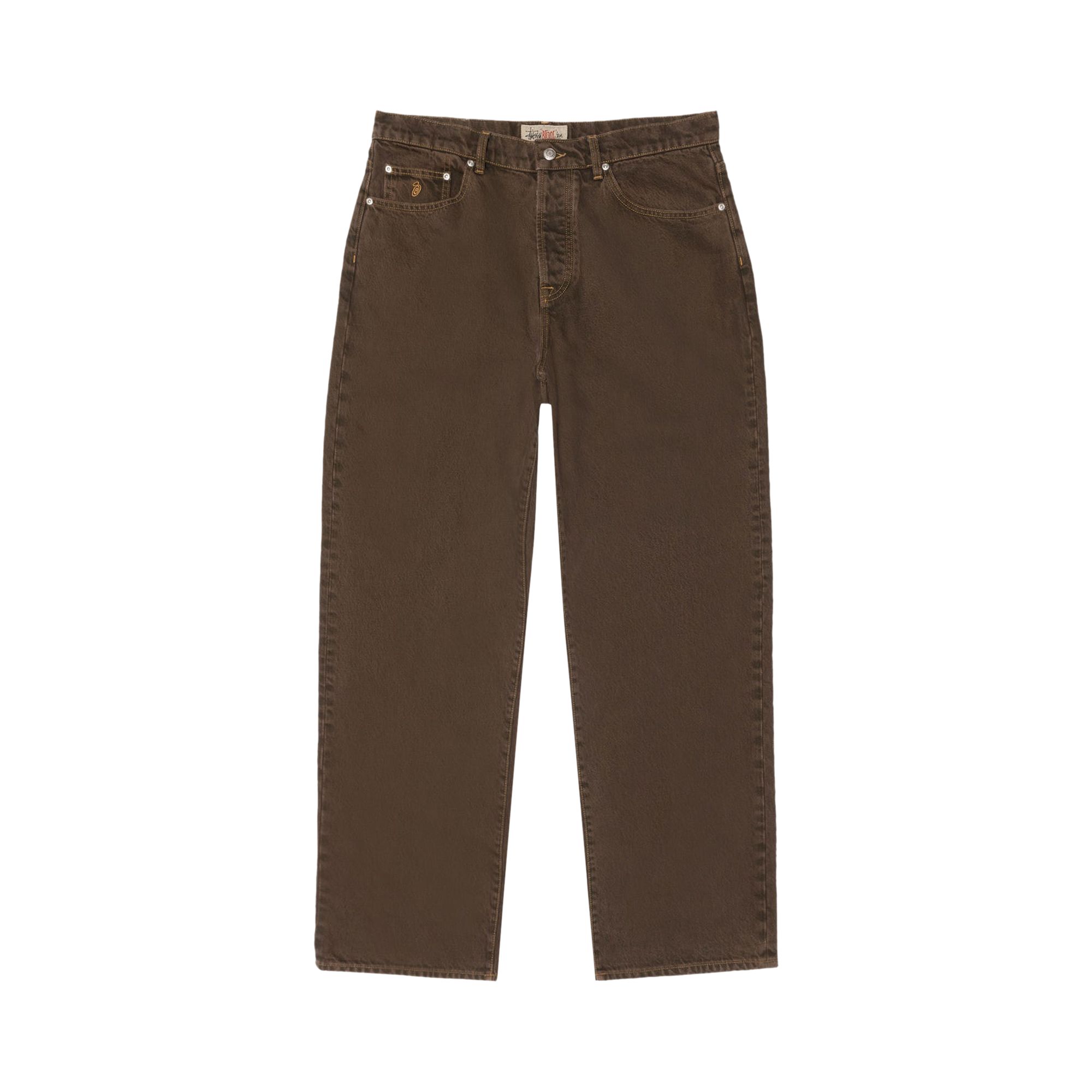 Pre-owned Stussy Big Ol' Jean Denim 'mushroom' | Brown | Men's Size 30