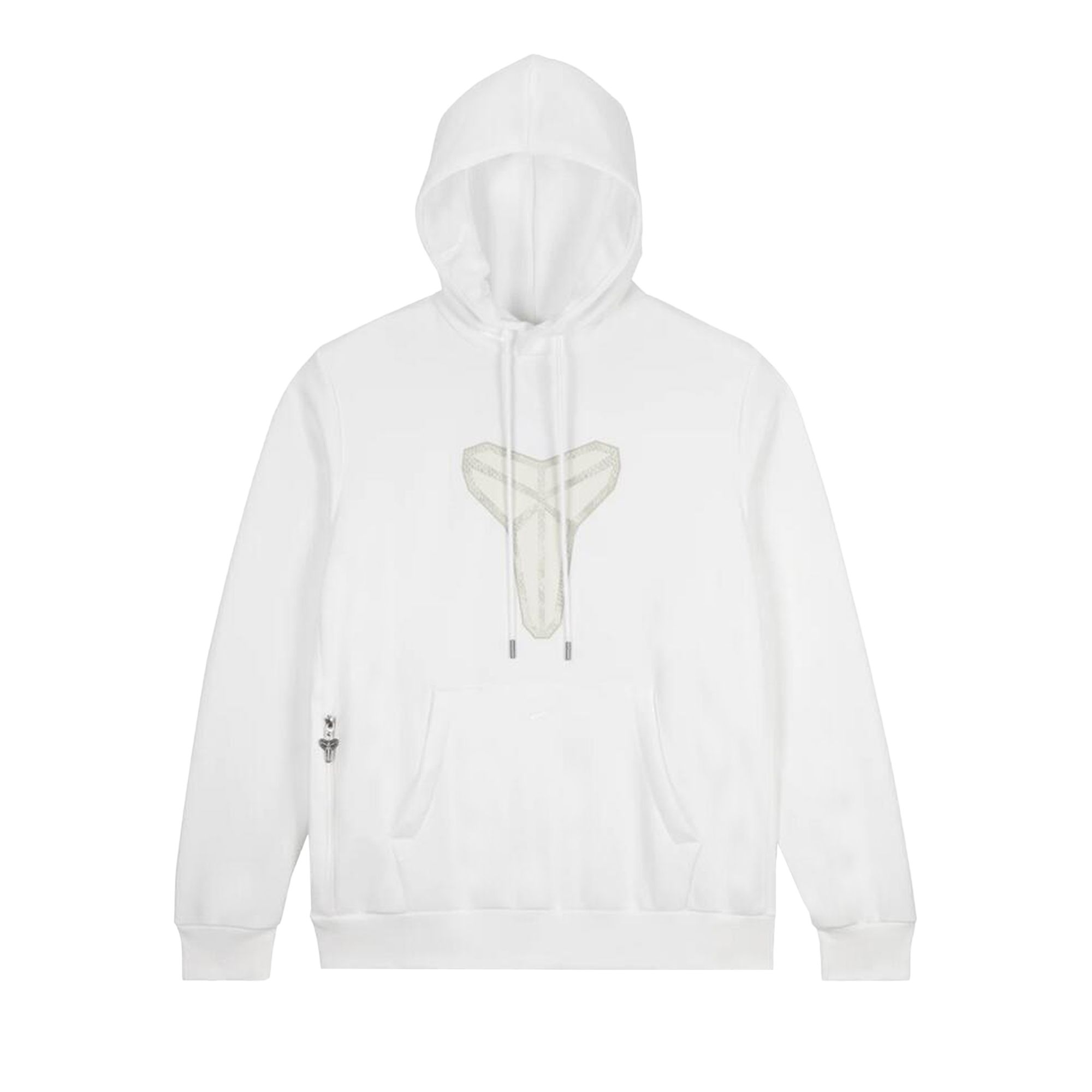 Pre-owned Nike Kobe Dri-fit Standard Issue Pullover Basketball Hoodie 'white/summit White' | Men's Size L