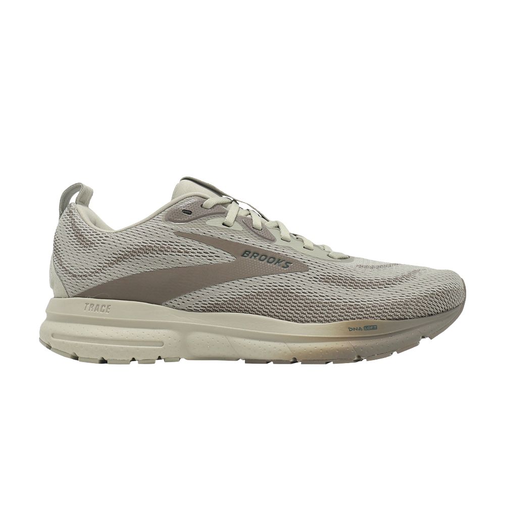 Pre-owned Brooks Trace 4 'london Fog Falcon Pine' | Grey | Men's Size 9 In Gray