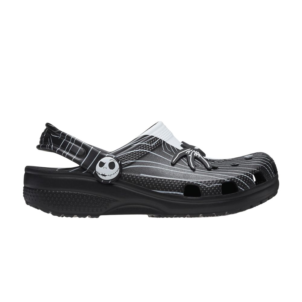 Pre-owned Crocs Nightmare Before Christmas X Classic Clog Td 'jack Skellington's Suit' | Black | Infant Size 8