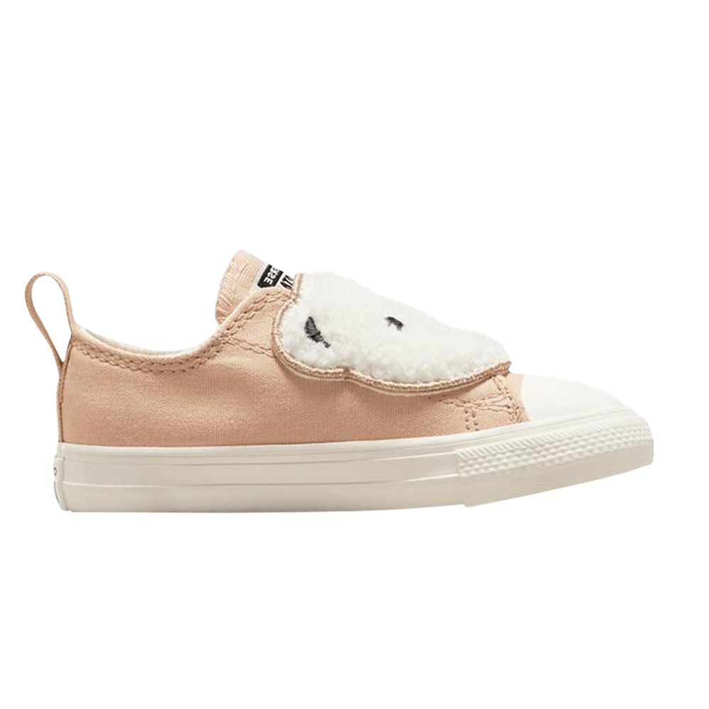 Pre-owned Converse Chuck Taylor All Star One Strap Easyon Low Td 'sherpa Bear - Warm Quarry' | Tan | Infant Si In Brown