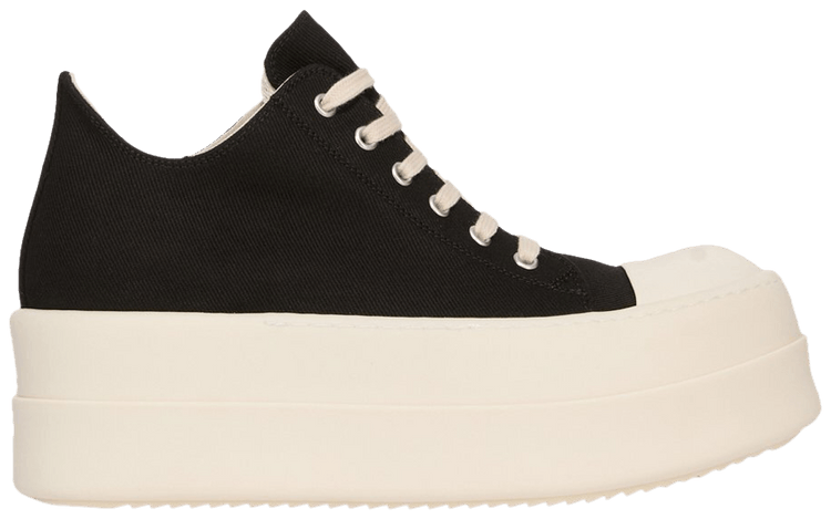 Rick Owens Wmns DRKSHDW Double Bumper Low Black Milk