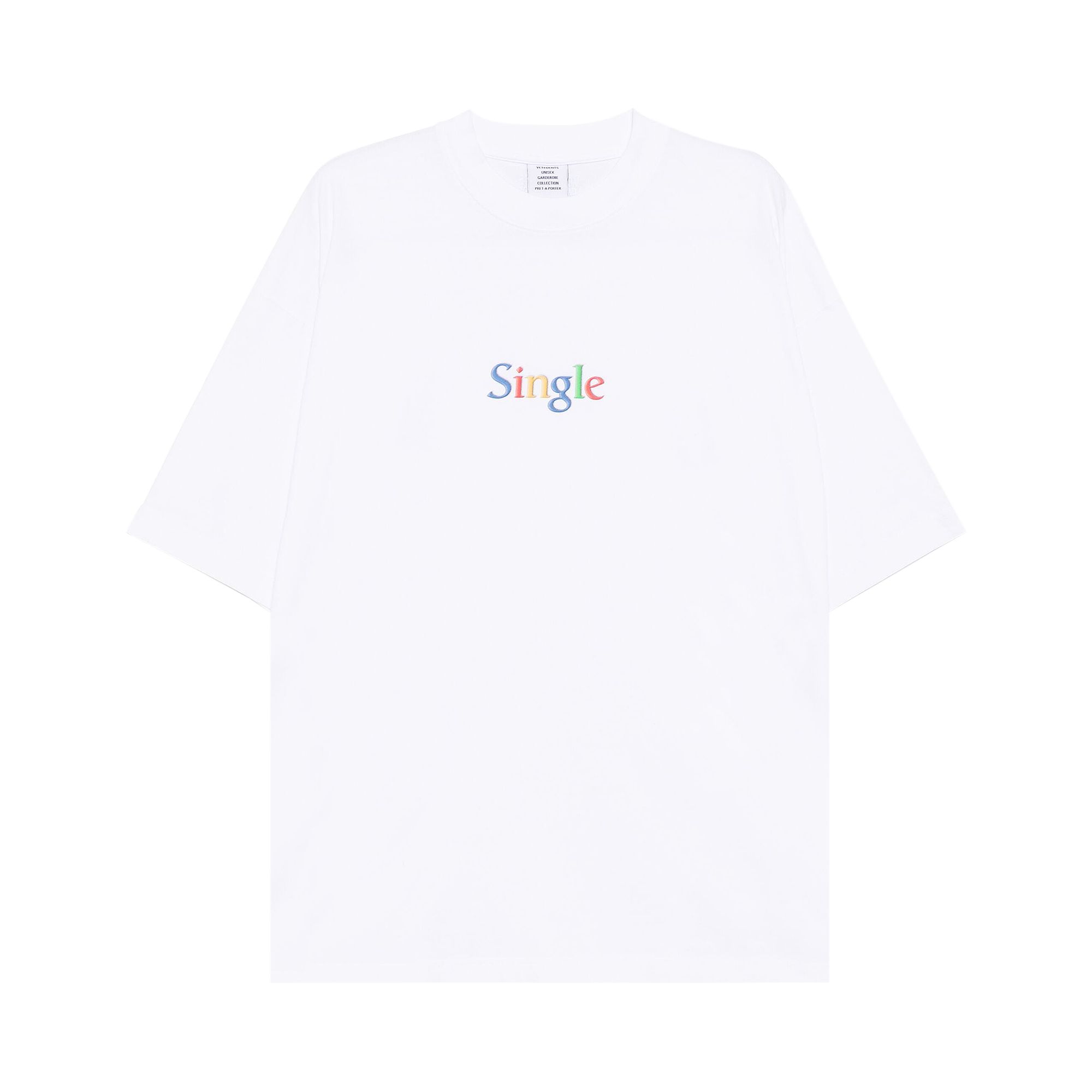 Pre-owned Vetements Single Oversized T-shirt 'white' | Men's Size Xs