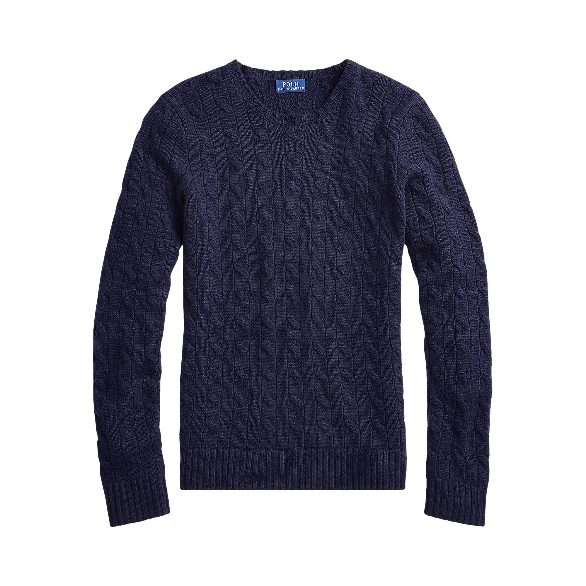 Pre-owned Polo Ralph Lauren Classic Julianna Long-sleeve Pullover 'hunter Navy' | Blue | Women's Size S