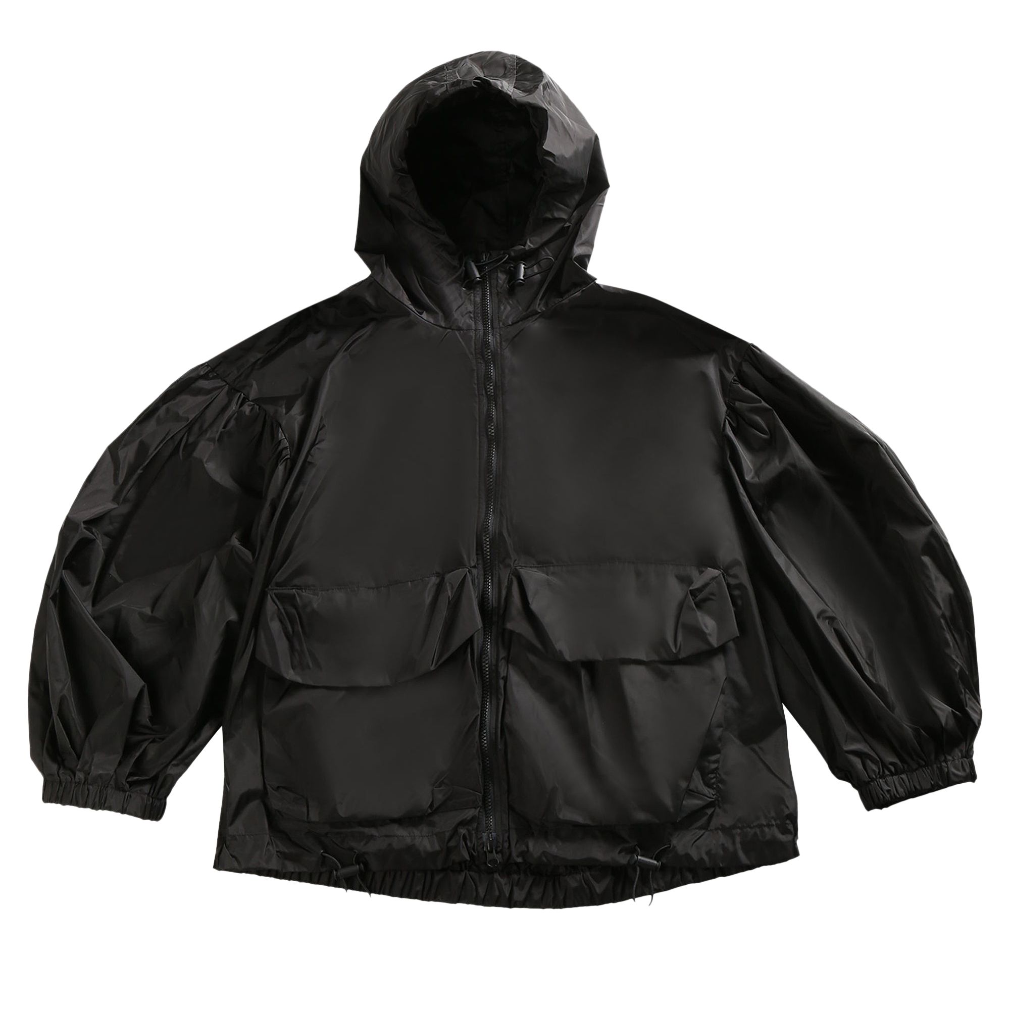 Pre-owned Simone Rocha Puff Sleeve Drawstring Jacket 'black' | Women's Size 6