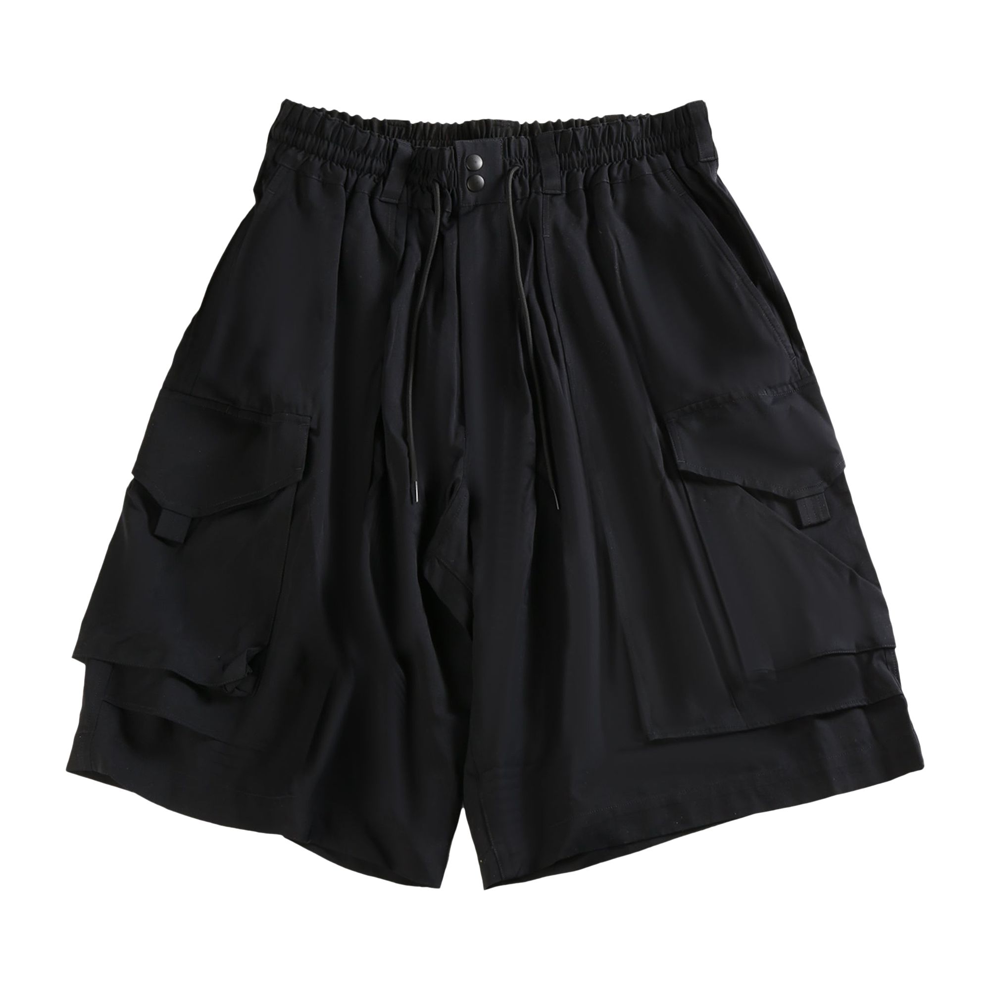 Pre-owned Y-3 Rayon Twill Shorts 'black' | Men's Size M