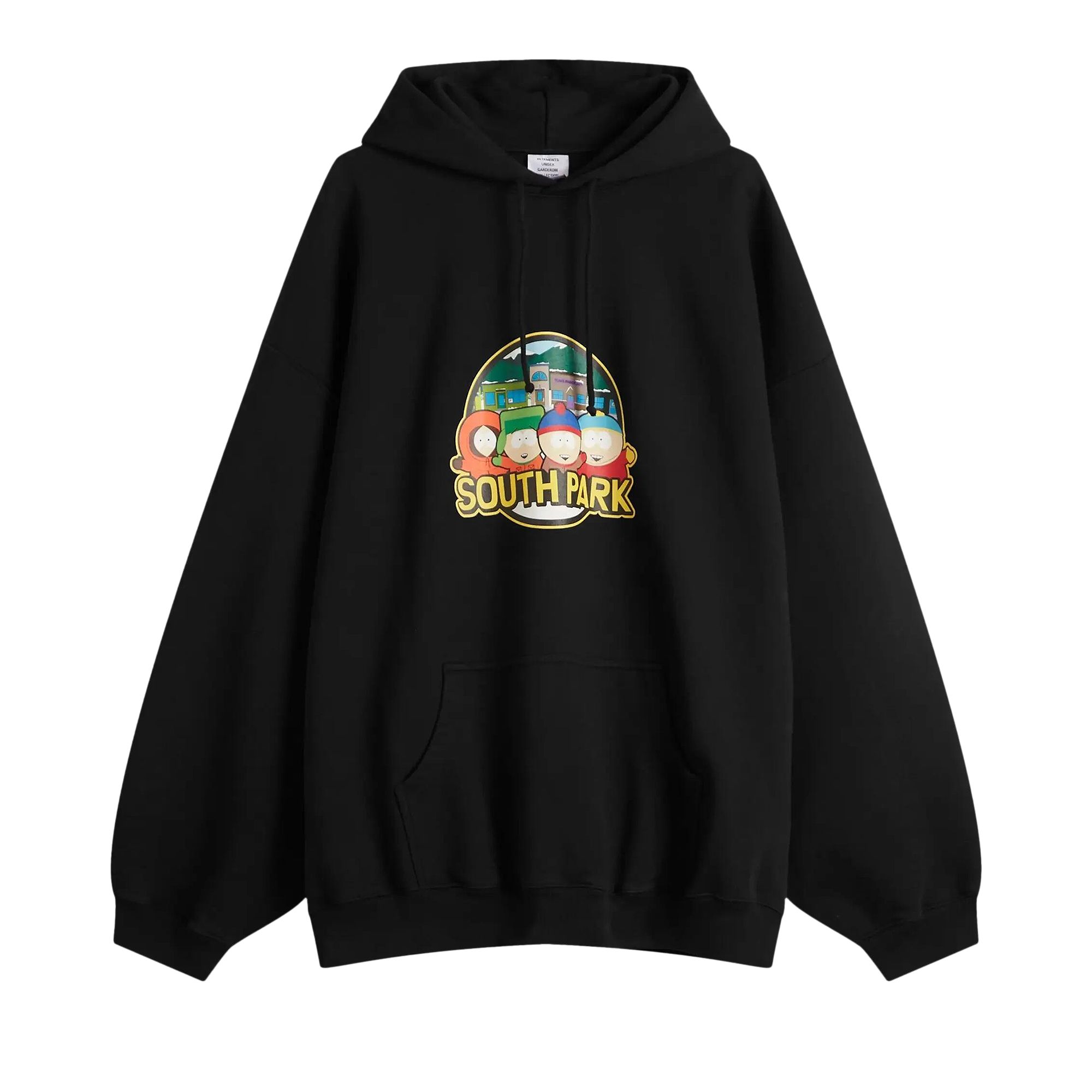Pre-owned Vetements Southpark Oversized Hoodie 'black' | Men's Size M
