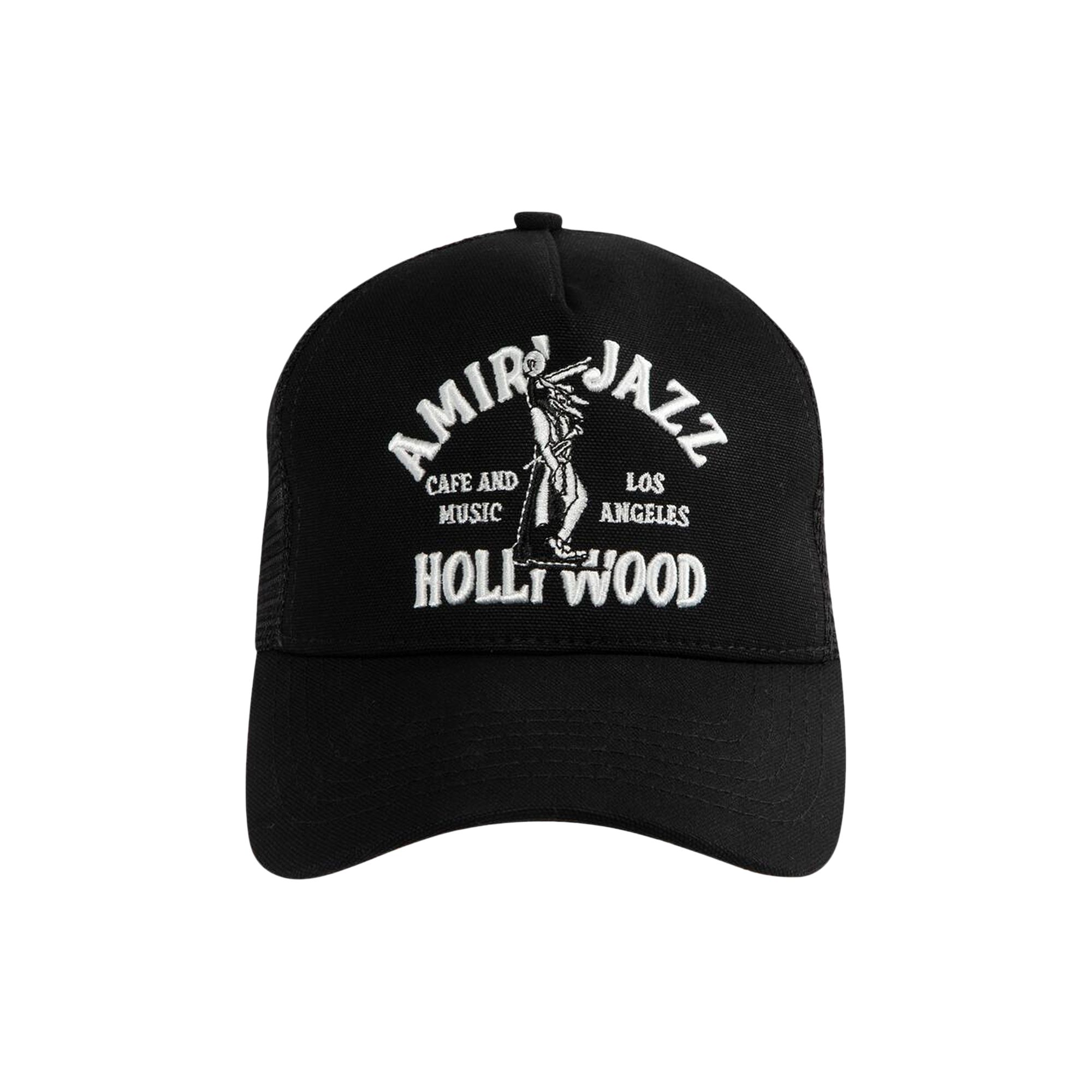 Pre-owned Amiri Jazz Wolf Trucker Hat 'black' | Men's Size Onesize