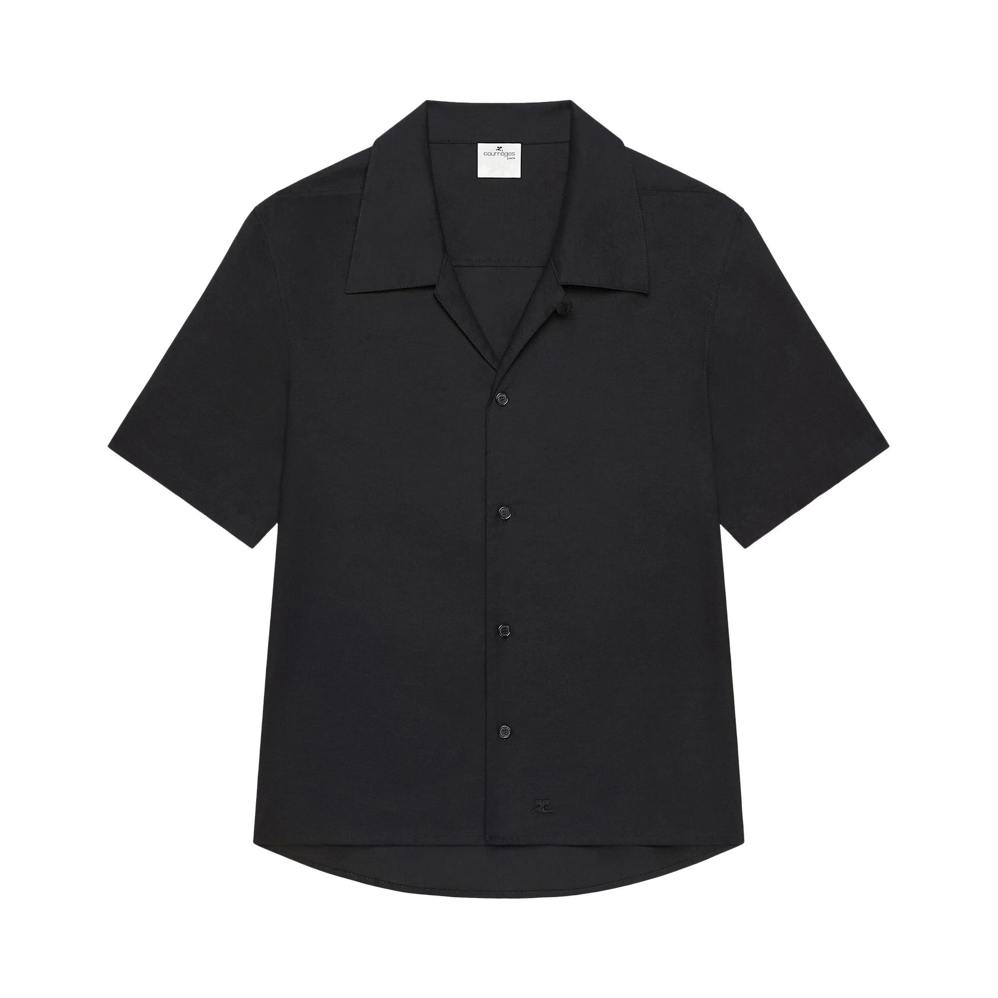 Pre-owned Courrèges Short-sleeves Shirt 'black' | Men's Size Xl