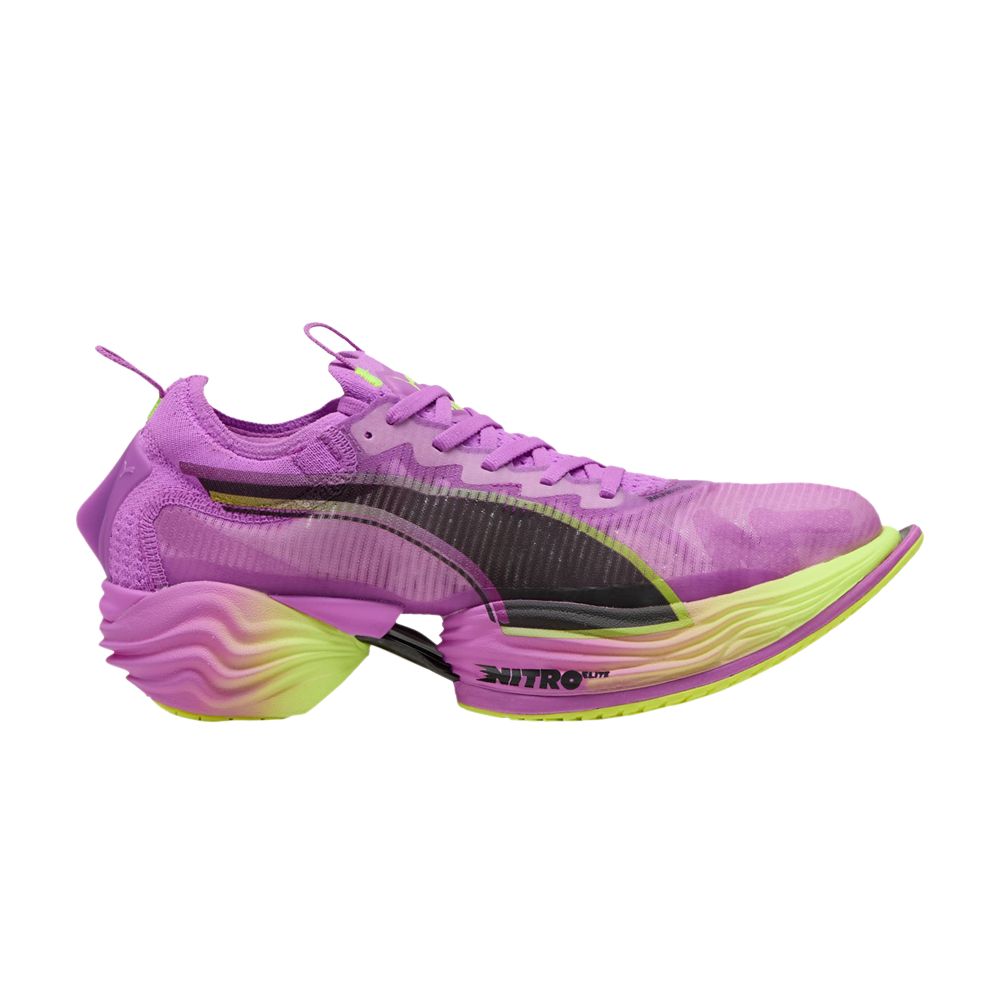 Puma Fast-R Nitro Elite 2 'Pure Magenta Yellow Alert' | Purple | Men's Size 11.5 - 310683-03