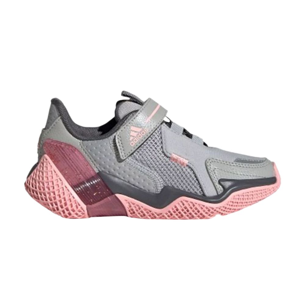 adidas 4uture RNR EL K 'Grey Glow Pink' | Kid's Size 10.5 - FV2786