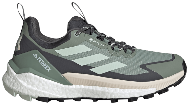 adidas Wmns Terrex Free Hiker 20 Low GORE TEX Silver Green