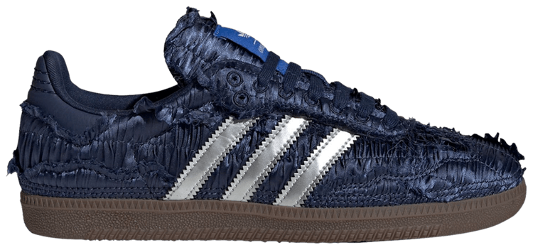 Caroline Hu x adidas Samba OG Satin Pack   Dark Blue