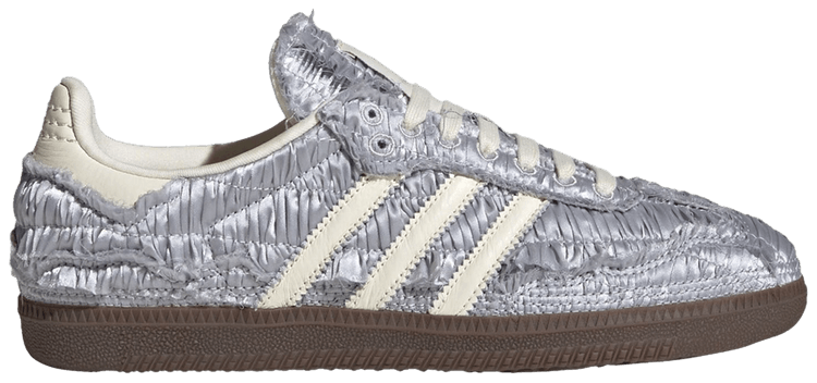 ★ adidas★ Adidas x Caroline Hu Samba OG Satin Silver JP92 Buy Caroline Hu x Samba OG 'Satin Pack - Silver Metallic