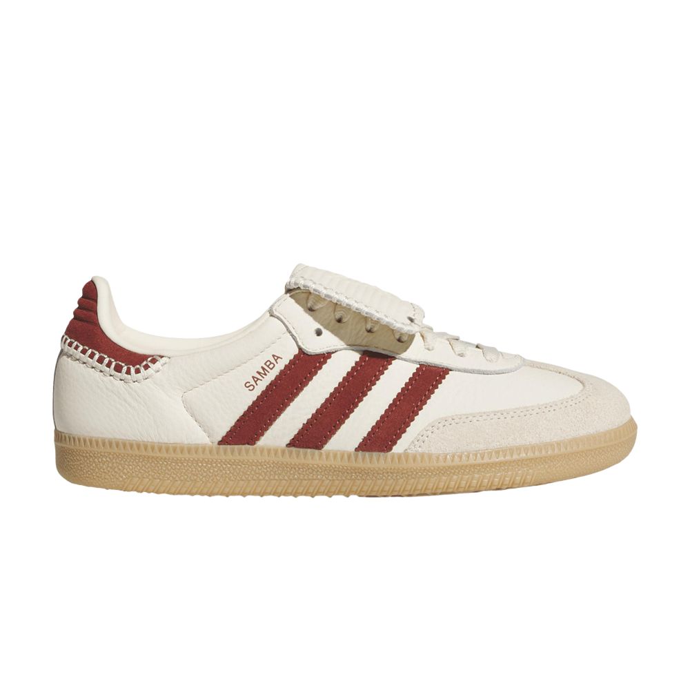 Pre-owned Adidas Originals Adidas Wmns Samba Lt 'wonder White Preloved Ruby' | Cream | Women's Size 5.5