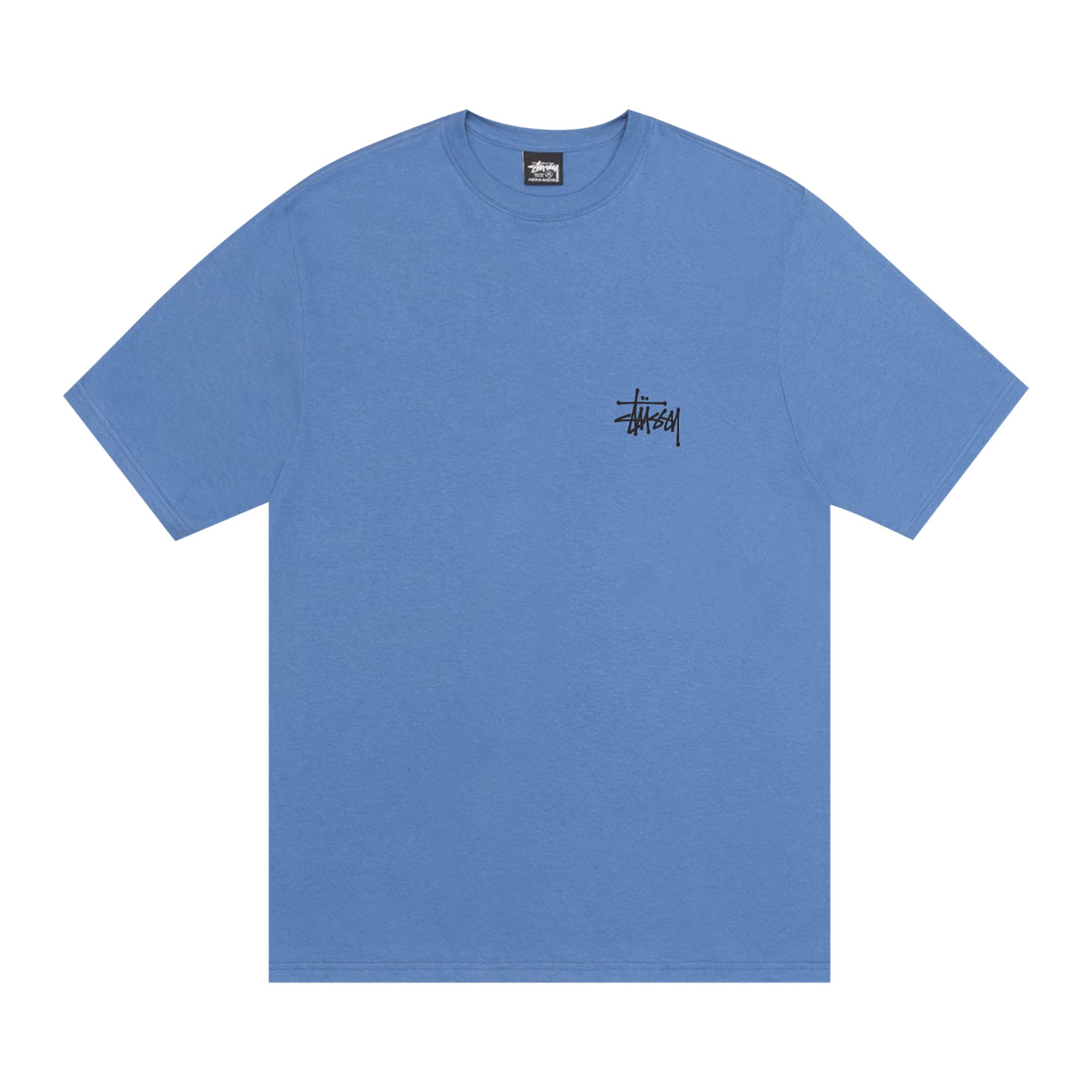 Pre-owned Stussy Basic Tee 'pacific' | Blue | Men's Size L