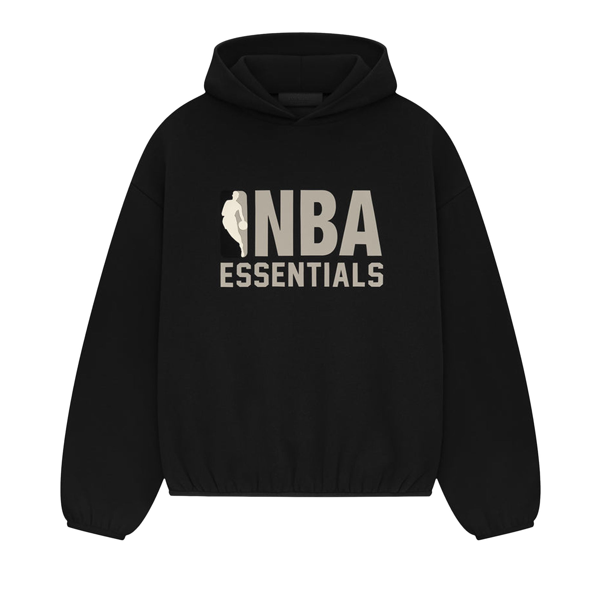 Pre-owned Essentials Fear Of God  X Nba Hoodie 'black' | Men's Size M