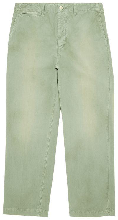 Damaged Chino Pants Light Green GOAT image 1