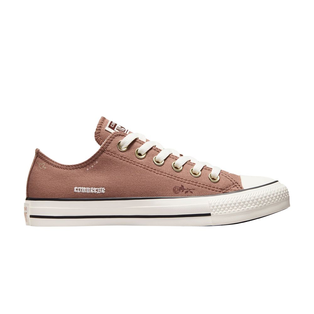 Pre-owned Converse Wmns Chuck Taylor All Star Low 'tiny Tattoos' | Brown | Women's Size 9