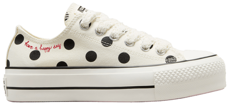 Converse Wmns Chuck Taylor All Star Lift Platform Low Polka Dots