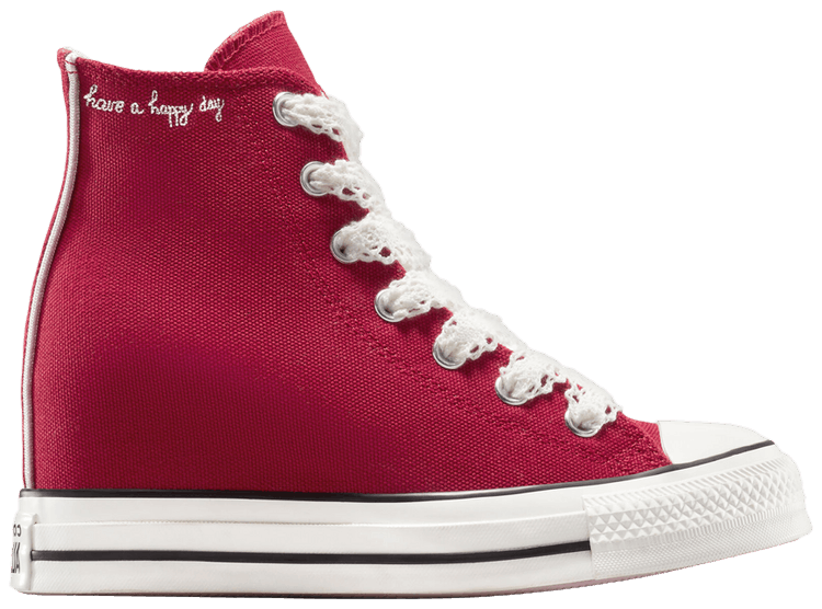 Converse Wmns Chuck Taylor All Star Wedge Platform High Crochet Laces