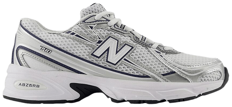 New Balance 740 Big Kid Wide Navy White