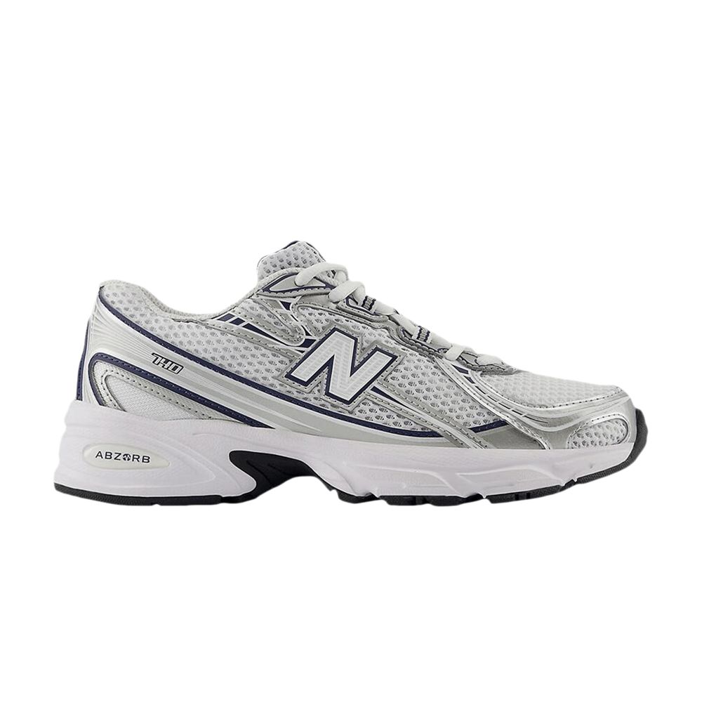 Pre-owned New Balance 740 Big Kid Wide 'navy White' | Kid's Size 7