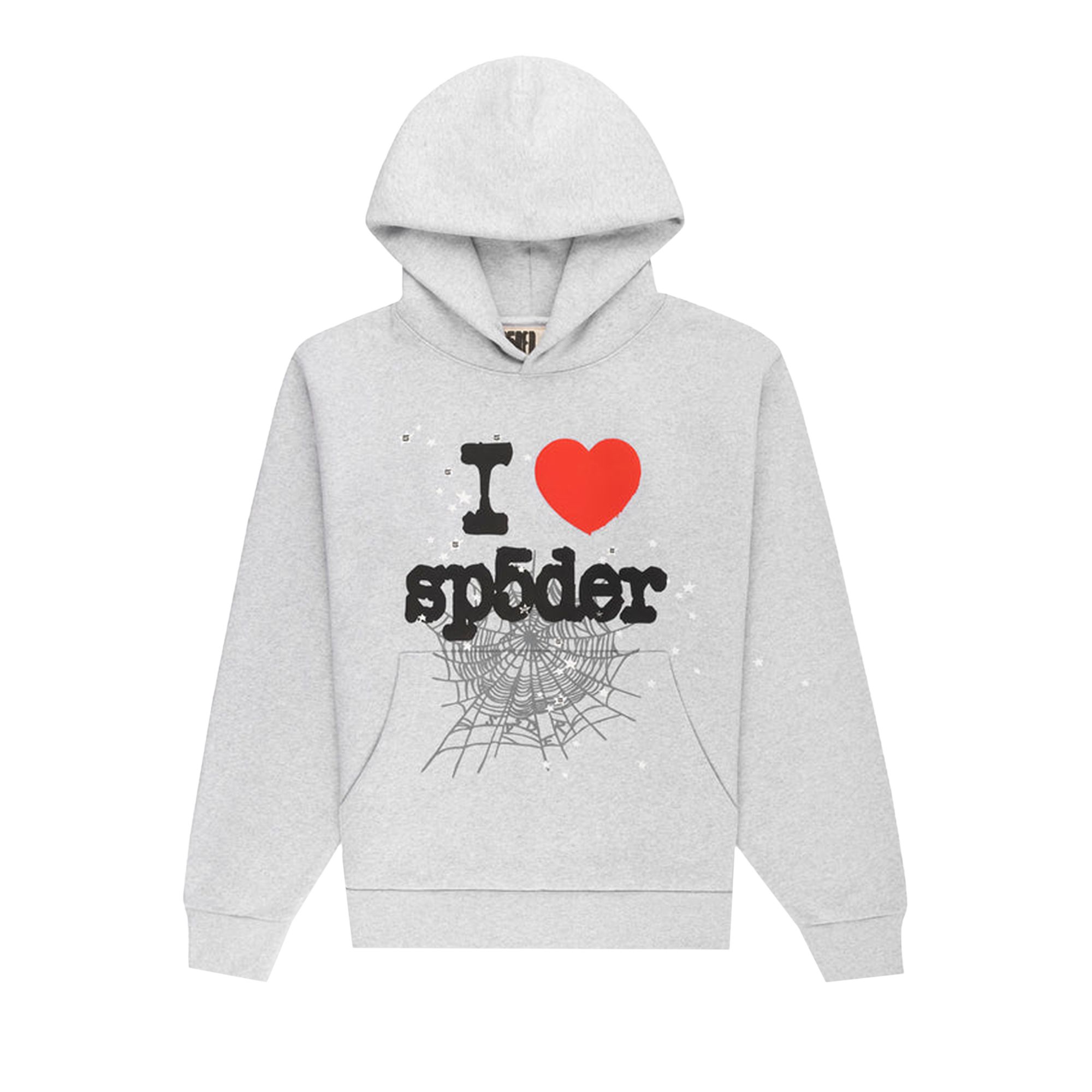 Pre-owned Sp5der Souvenir Hoodie 'heather Grey' | Men's Size L
