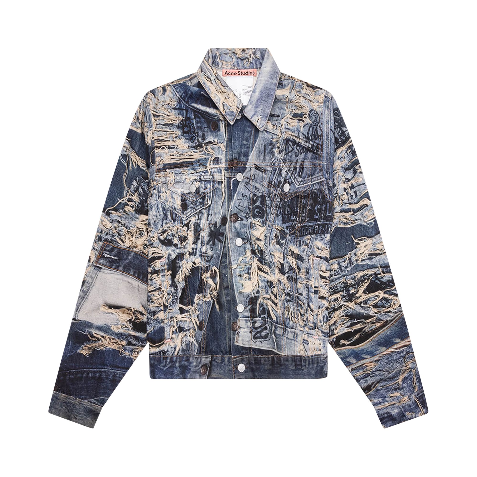 Pre-owned Acne Studios Windbreaker Jacket 'mid Blue' | Men's Size 50